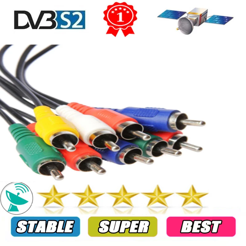 

Full HD Europe Spain Slovakia 8 Port Cable For Digital TV Receiver