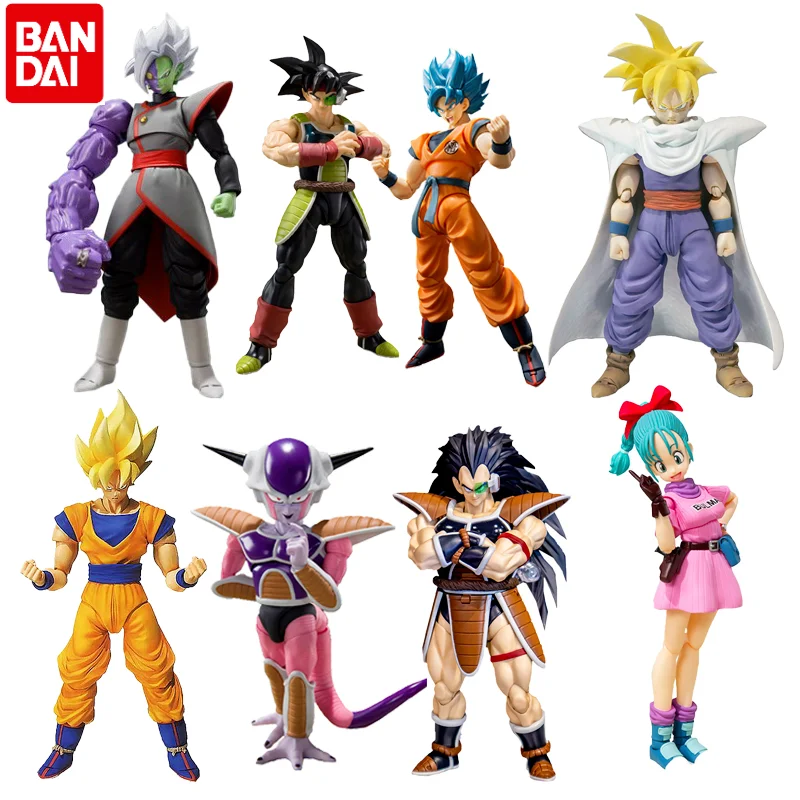 

Оригинальная фигурка Bandai Dragon Ball из аниме SHF Master Roshi Gohan Vegeta Son Goku frieztien Broli маленький Burter Buu Bulma Hitto