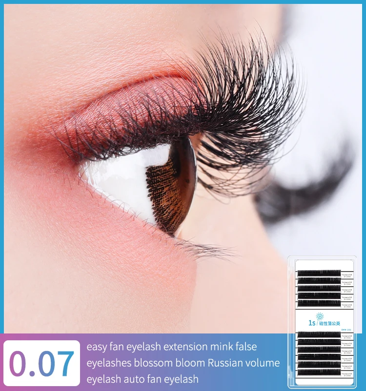 Efc beauty 0,07 Мега Объем Легкий веер наращивание ресниц Накладные ресницы цветение русская норка объем ресницы авто веер ресницы