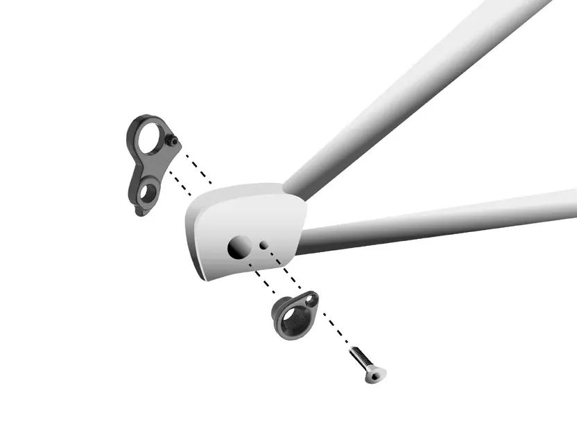 1 шт. велосипедные запчасти задний переключатель вешалка для кубика #10240 достичь SL