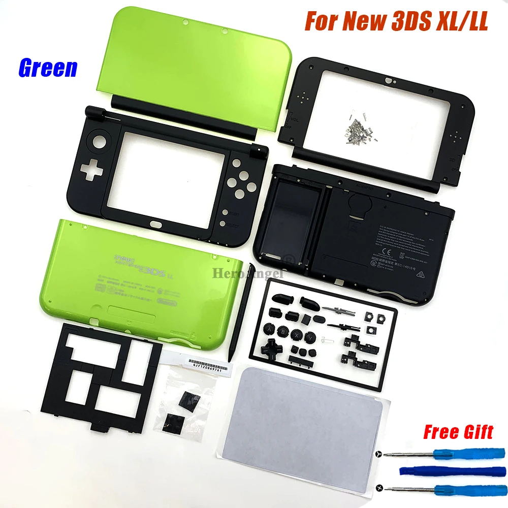 hot sale full set replacement for nintendo new 3ds ll xl game console case with buttons for new 3ds xl ll housing shell cover free global shipping