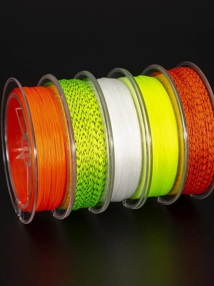 

Polyester Fly Backing Line saltwater line 30LB 20LB Braided Fly Fishing Backing Line Colors Orange Black Fishing Tool