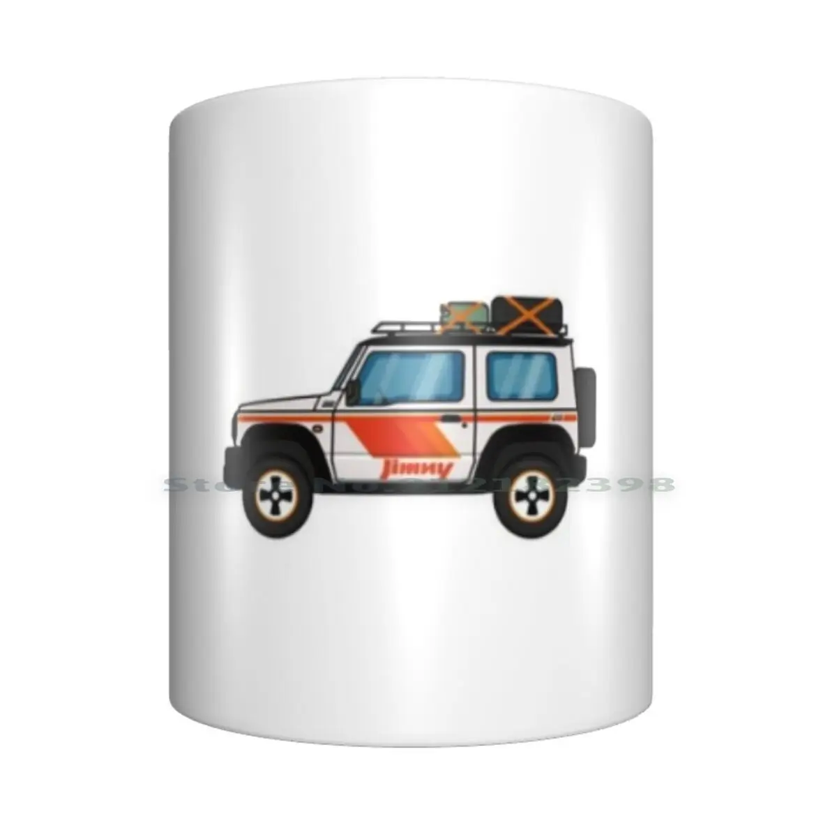 4x4 Jimny Новинка 2019 крыша с наклейкой Керамические Кружки Кофейные чашки Кружка для