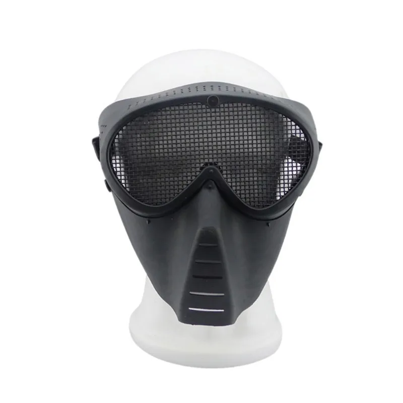 

Tactical Steel Mesh Half Face Mask Wargame Protective Hunting Shooting Masks Outdoor Army Military Airsoft Paintball Accessories
