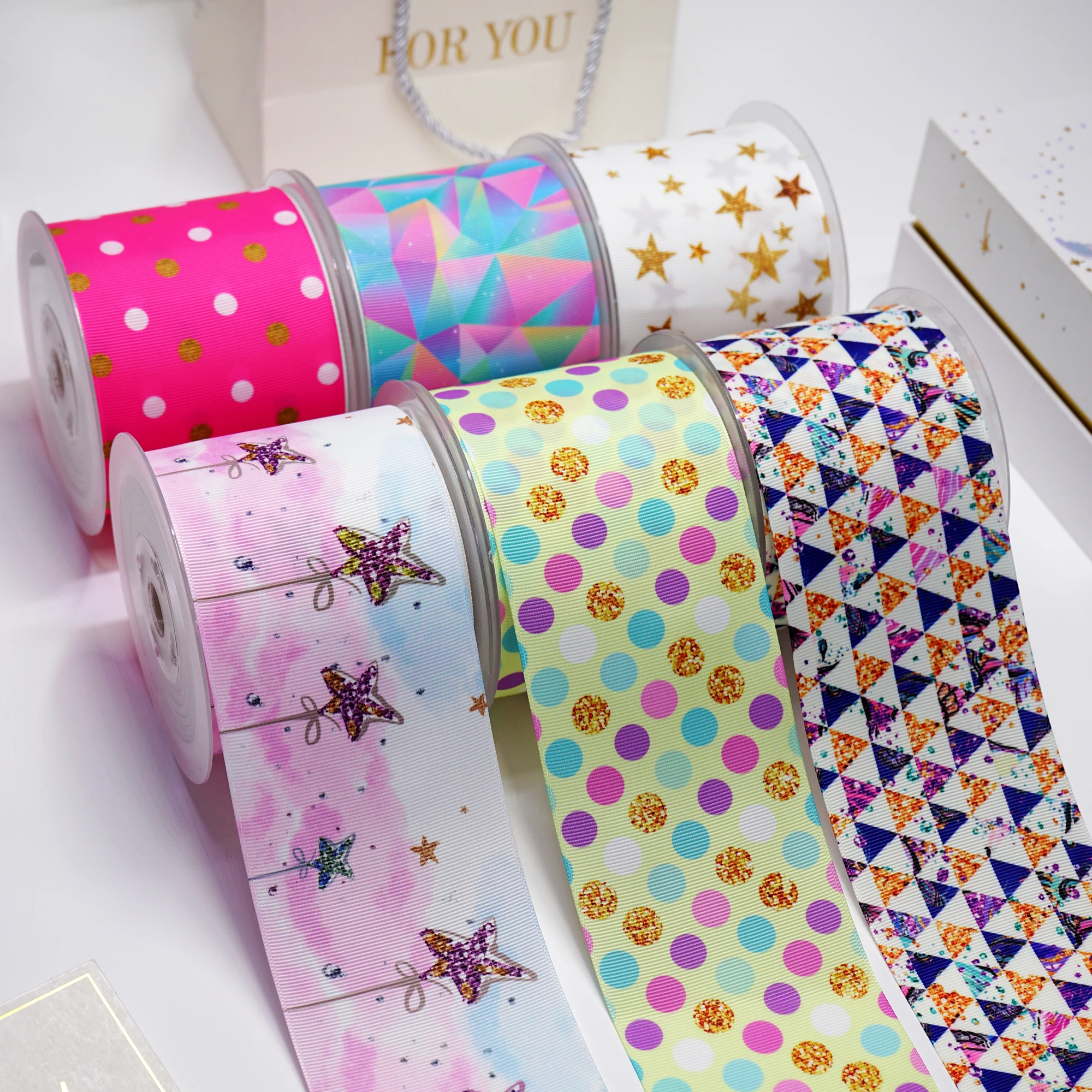 DIY мультфильм печатных Grosgrain лента для рукоделия поставки швейная фурнитура 50