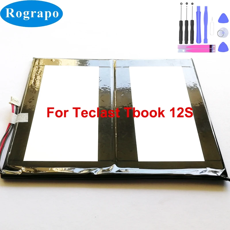 100% New 10000mAh Battery For Teclast Tbook 12S Tablet PC Accumulator 9-wire Plug + Free Tools