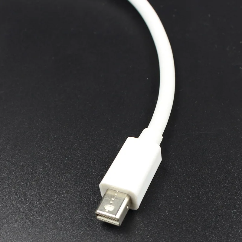 Для Air Pro iMac Mac Mini Thunderbolt Display Port DP To VGA кабель адаптер 1080P (белый) | Электроника