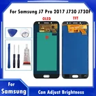 ЖК-дисплей OLED J7 2017 для Samsung Galaxy J7 Pro 2017, J730, J730F, ЖК-дисплей с сенсорным дигитайзером, экран в сборе с регулировкой яркости