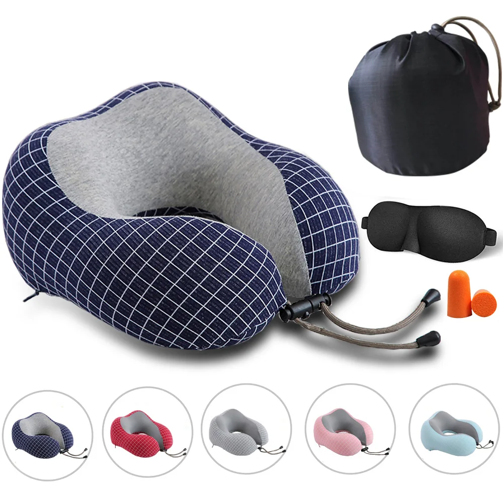 2020 новая подушка для путешествий из пены с памятью шеи мягкая медленная u