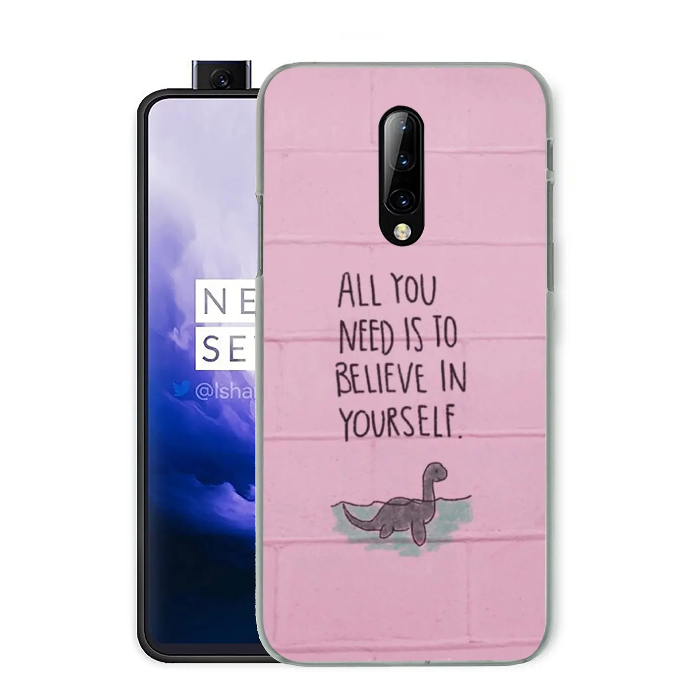 Твердый пластиковый чехол для мобильного телефона с надписью Good Vibes Only Love Oneplus 7 7T