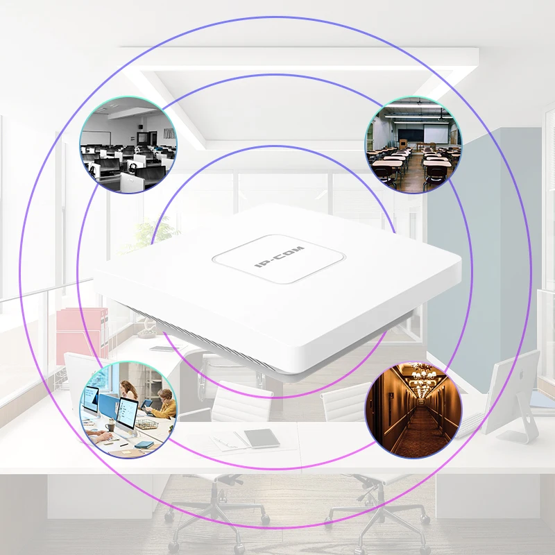 Потолочная беспроводная точка доступа JSMAX JSW64AP 11AC AC1350M на 2 гигабита поддержка PoE |