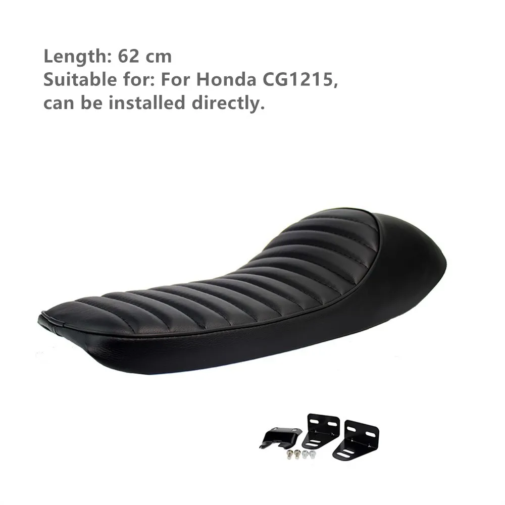 Ретро мотоциклетное сиденье плюс длинный горб 62 см Кафе Рейсер Винтаж седло