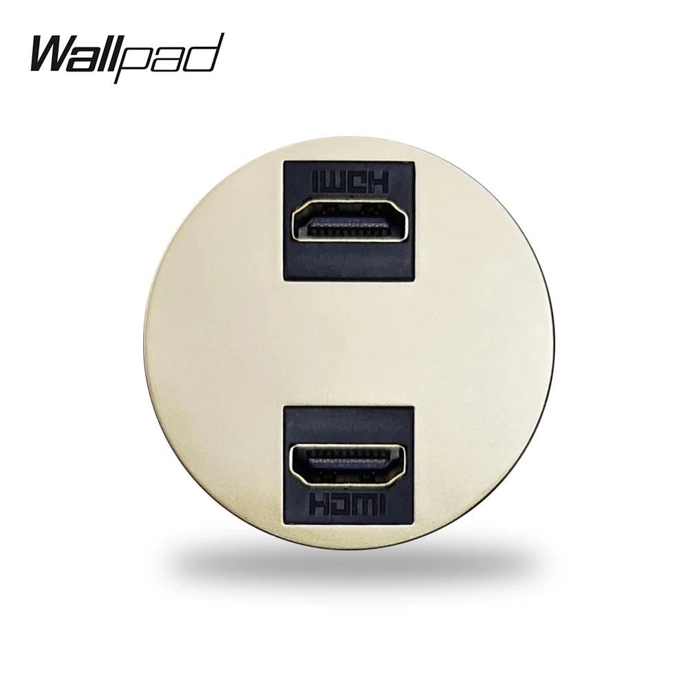 Wallpad 5 цветов двойной HDMI 3 0 Соединительный порт настенная розетка модуль