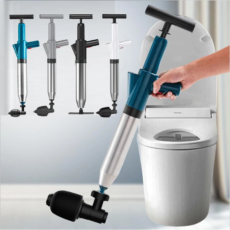 

Pipe Plunger And Sinks High Pressure Toilet Air Pump Gun Unblocker Kitchen Drain Bathroom Pneumatic For Sewer Cleaning Dredging