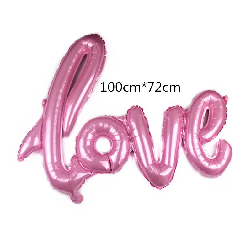 1 шт. 40 дюймов сиамские любовные буквы красочные фольгированные шары для свадьбы