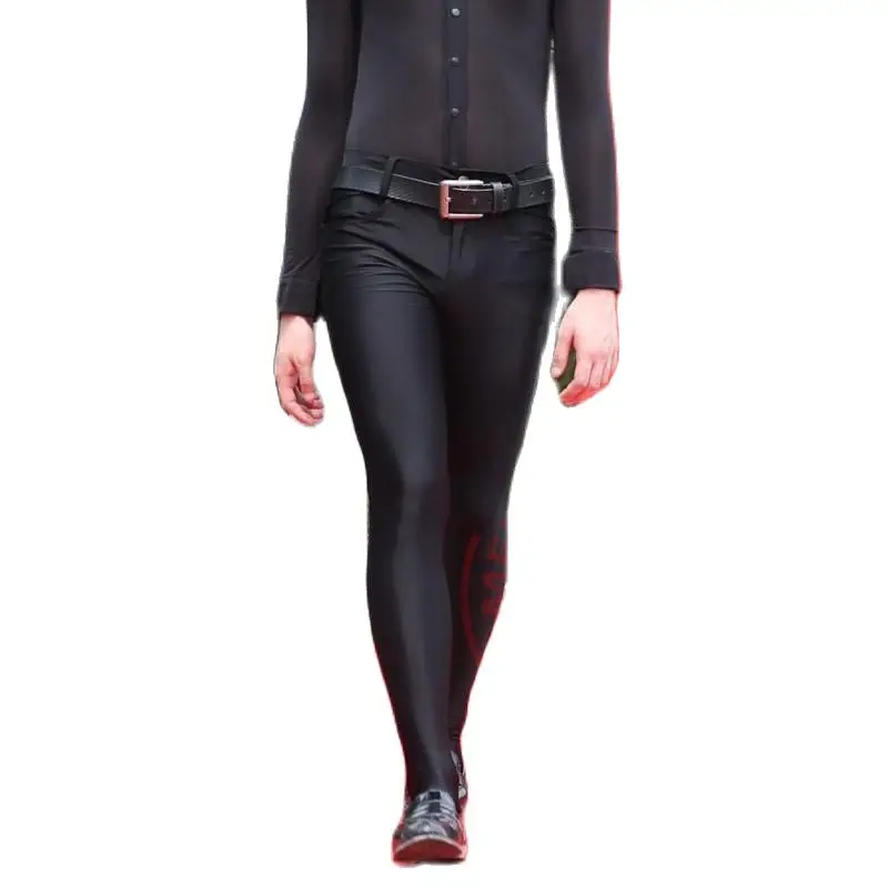 Женские пикантные мужские колготки повседневные брюки одежда для ночных клубов