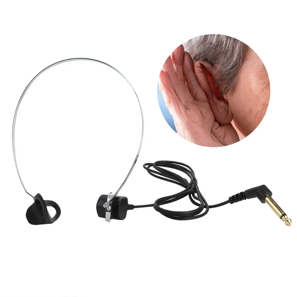

Professional Hearing Aid Bone Conduction Earphones For Deaf-Mute Schools Private Clinic Medical Audiometer Bone Conduction Tests