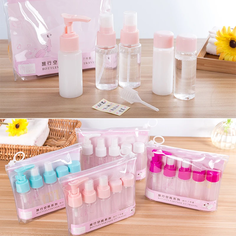 Бутылки для хранения дорожный набор бутылочек герметичные портативные