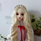 BJD SD 13 14 16 кукла парик античный дядюшка Керр лист Девушка 60 см кукла с вьющимися волосами