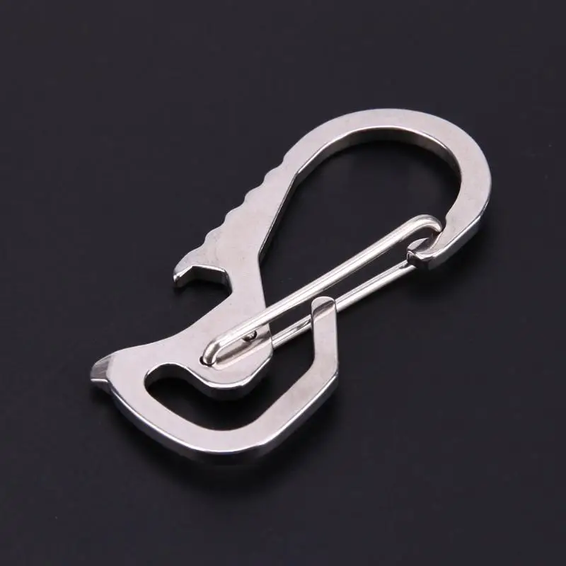 

Card ToolOutdoor Tools Carabiner Cap Lifter Hex Driver Bottle Opener Keychain Ring Climbing Accessories