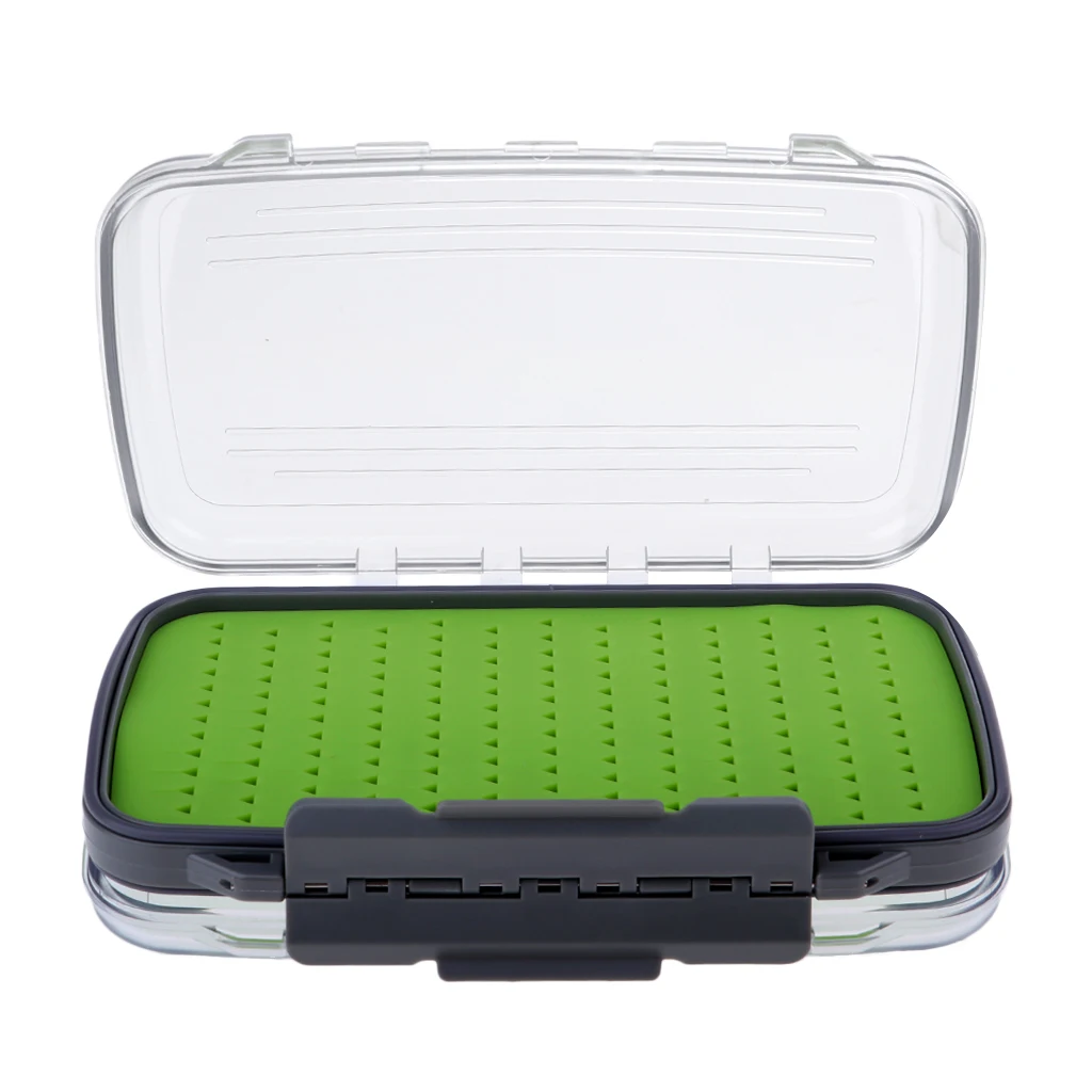 Коробка для мух с силиконовой вставкой 100% водонепроницаемая коробка ловли