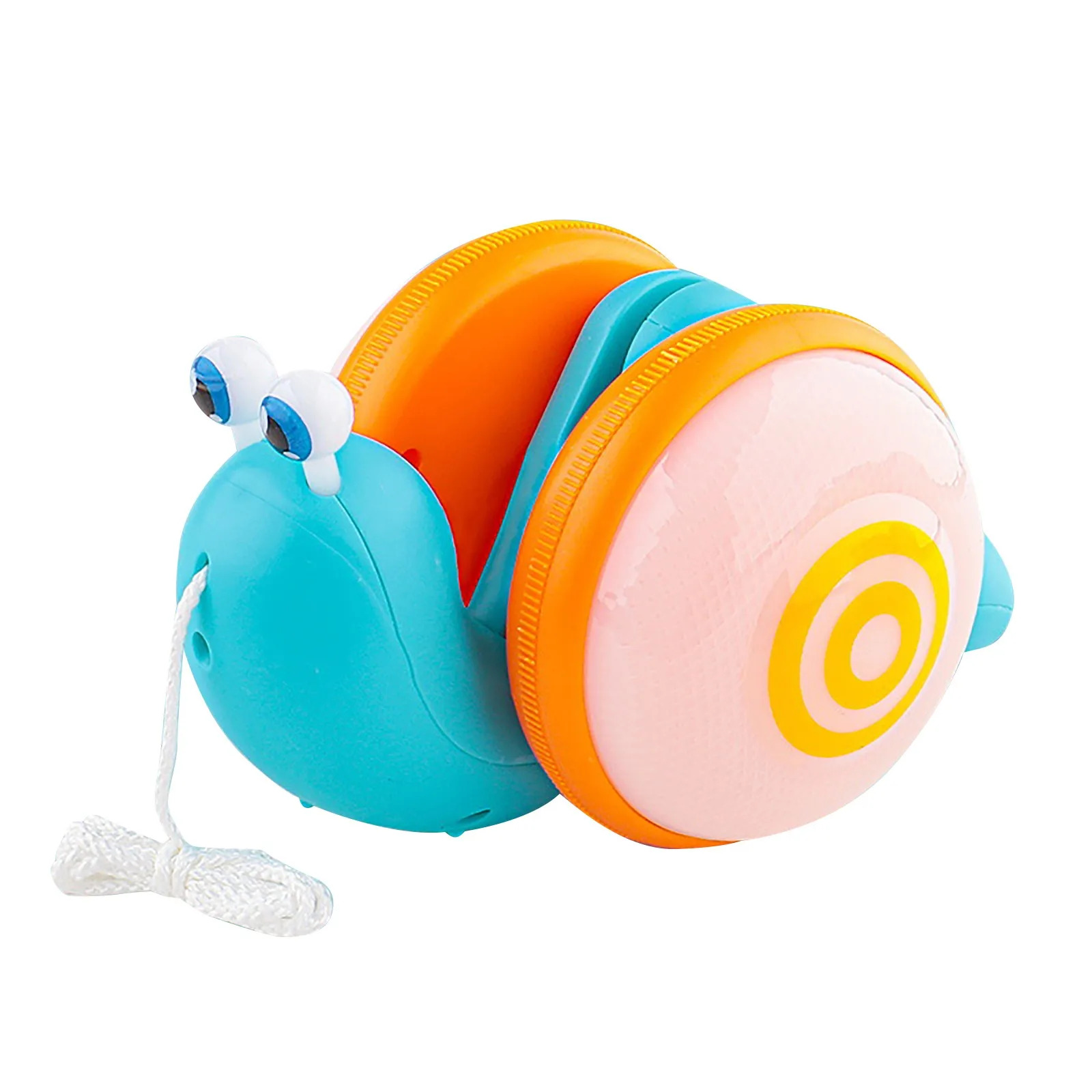 

New 2021 High Quality Safety Outdoor Rope Crawling Light Music Snail Drag Line Baby Children's Toy Toys Accessories For Kids