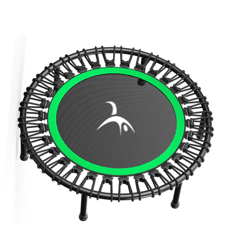 

40" Mini Trampoline With Adjustable Handle Indoor Fitness Trampoline Jumping Trainer Workout Kids Adults Garden Bungee Workout