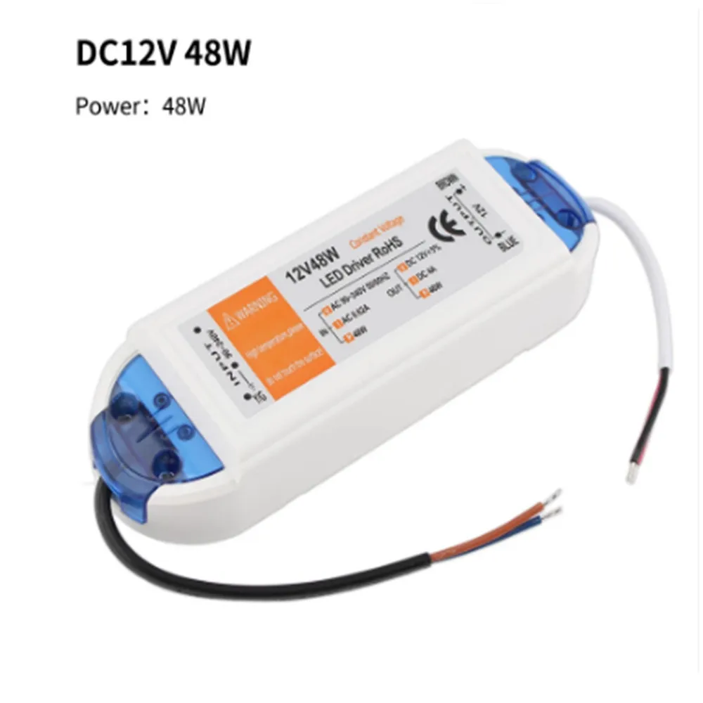 LED Transformer Driver Power Supply Adapter 12V 18W 28W 48W 72W 100W Lighting AC DC 220V TO | Лампы и освещение