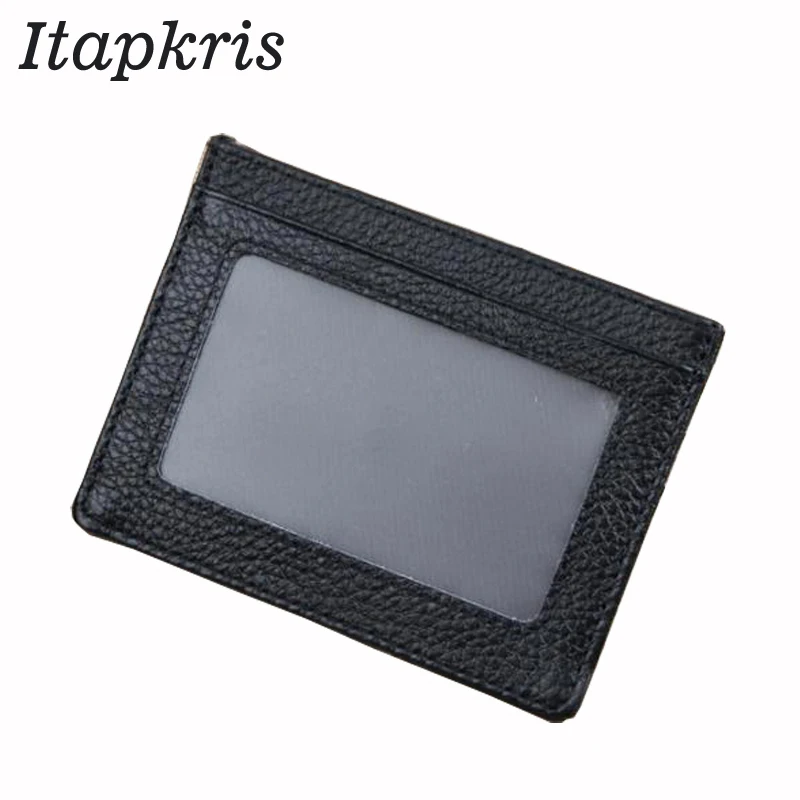 Модный кошелек для визиток Женский держатель удостоверения личности и кредитных