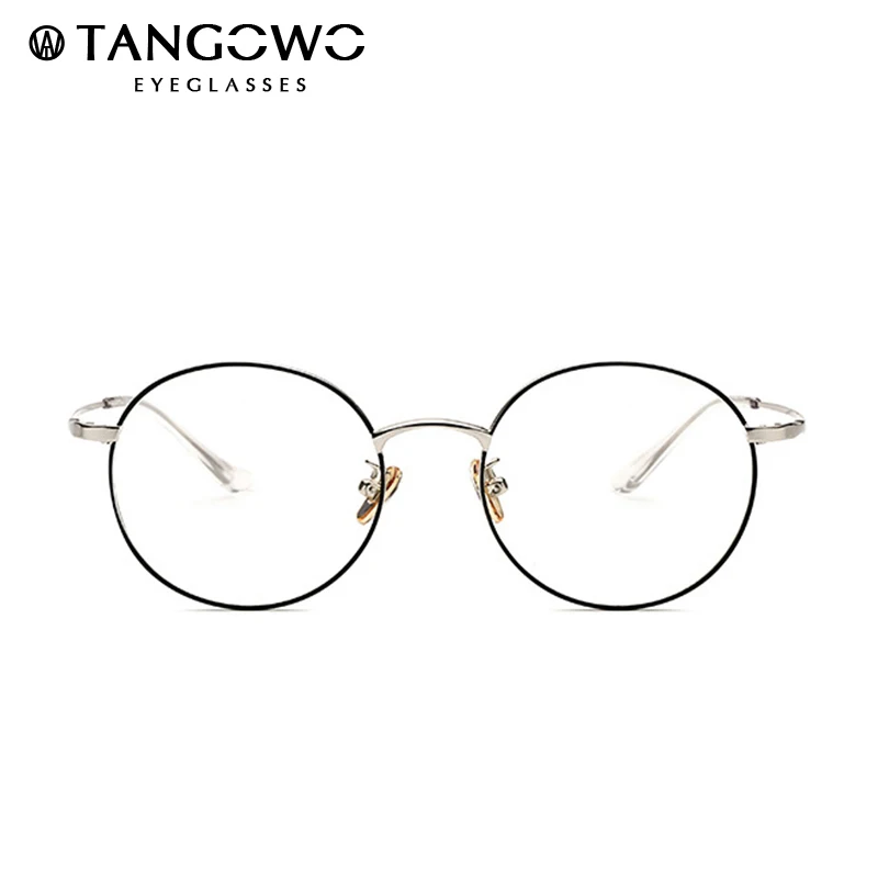 TANGOWO металлическая оправа для очков мужчин и женщин модные винтажные очки по