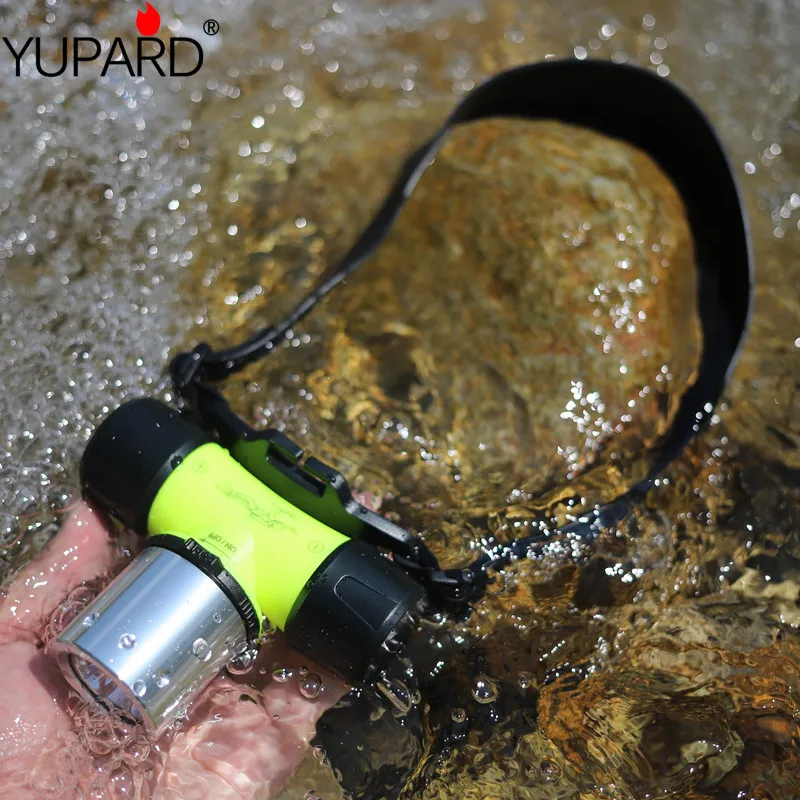 Фото Светодиодный налобный фонарь yupard XM-L2 T6 для дайвинга водонепроницаемый с Светодиодный налобный фонарь yupard XM-L2 T6 для дайвинга водонепроницаемый с