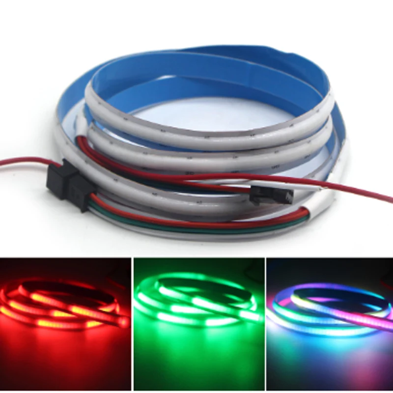 DC5V COB Светодиодные ленты светильник 332 светодиодов SK6812 RGB FOB мечта Цвет