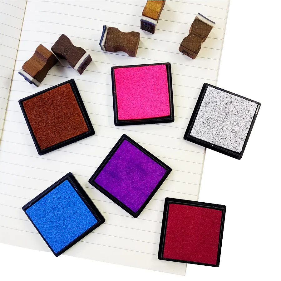 1 шт./лот самодельная одноцветная чернильная подушка штамп украшение отпечаток