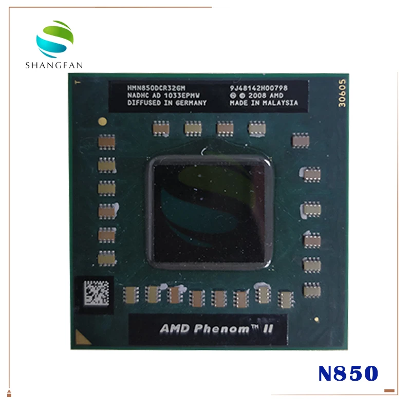 

Процессор AMD для ноутбука N850 HMN850DCR32GM, ЦП 1,5 МБ кэш/2,2 ГГц/разъем S1, трехъядерный процессор для ноутбука N850 N-850, бесплатная доставка