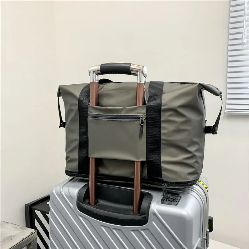 Waterproof Large Capacity Oxford Travel Bag Unisex Zipper Fitness Gym Storage Handbag Shoulder Messenger Bags Duffle Luggage