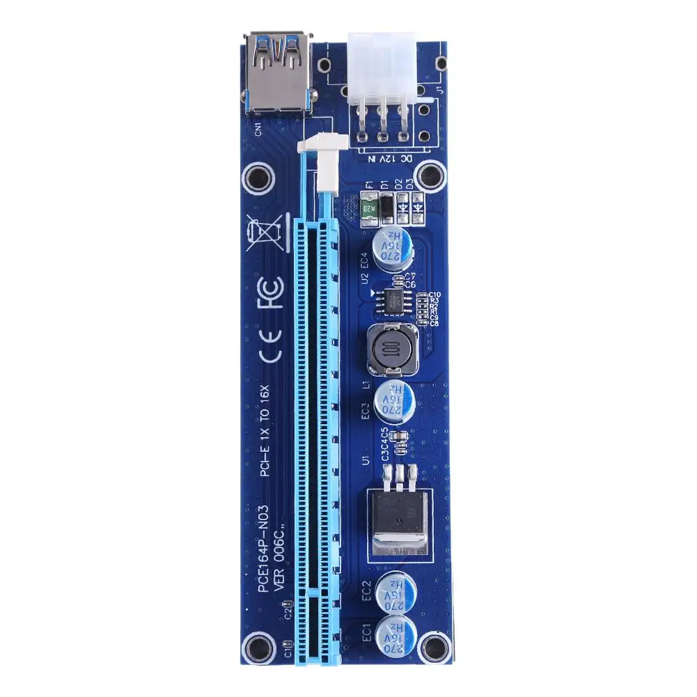 1351020 штук 006c pci e 1x до 16x видеокарта гор
