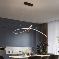 modern led chandelier for living room dining room kitchen home lighting hanging chandelier lighting pendant indoor lamps black