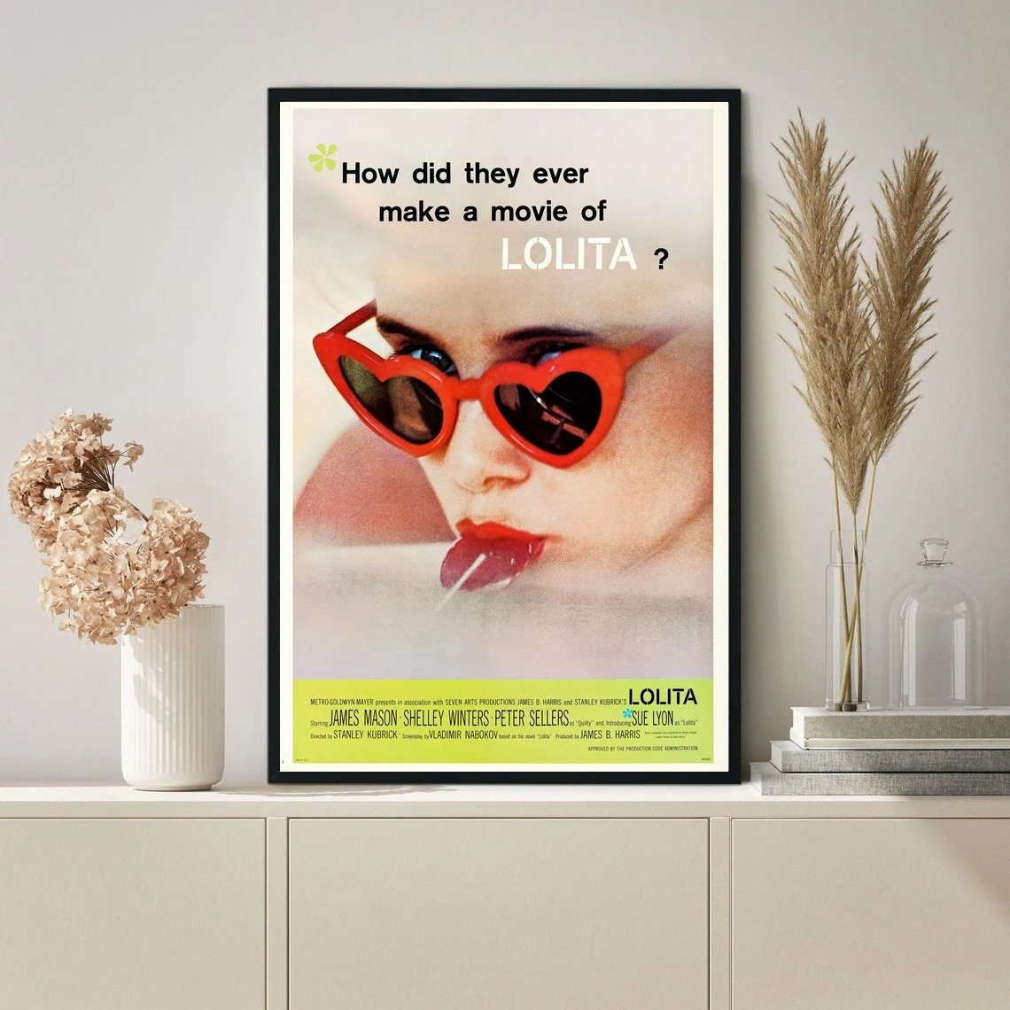 

Lolita Movie Poster (1962) Canvas Print Wall Painting Home Decoration