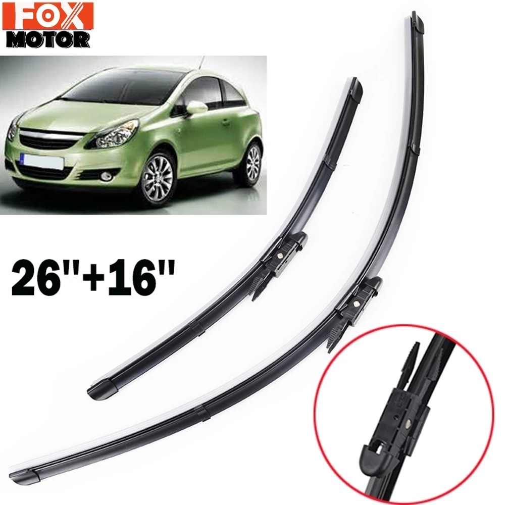 Misima 2 шт./компл. стеклоочистители для Opel Corsa D 2006 2007 2008 2009 2010 2011 2012 2013 2014 лобового