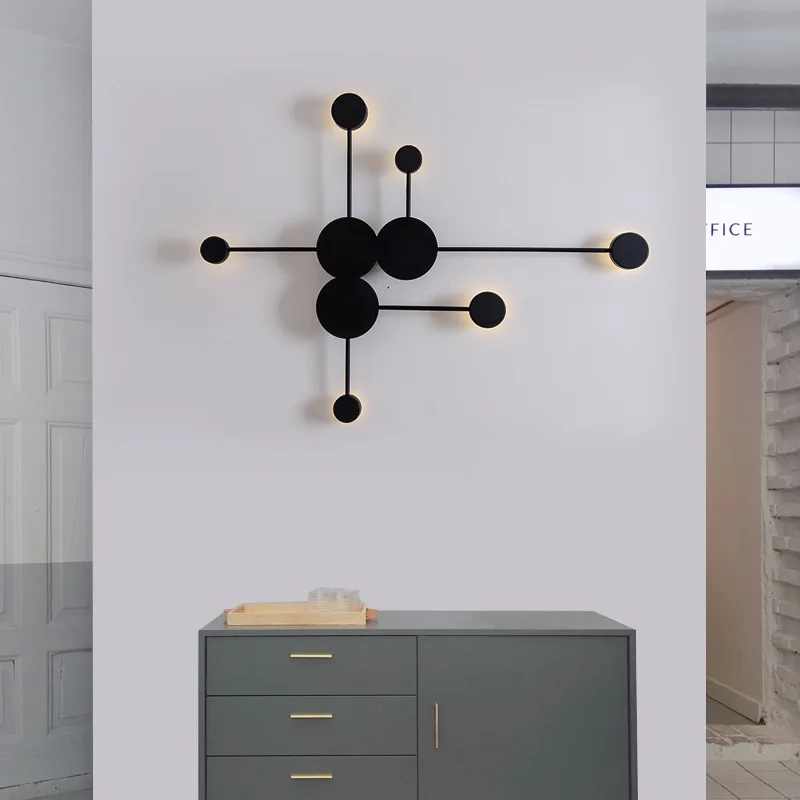 Пост современный простой светодиодный настенный светильник Спальня