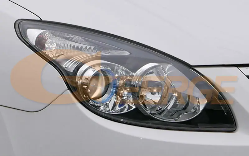 Для Hyundai i30 FD 2007 2008 2009 2010 2011 2012 отличные ультра яркие CCFL ангельские глазки Halo кольца