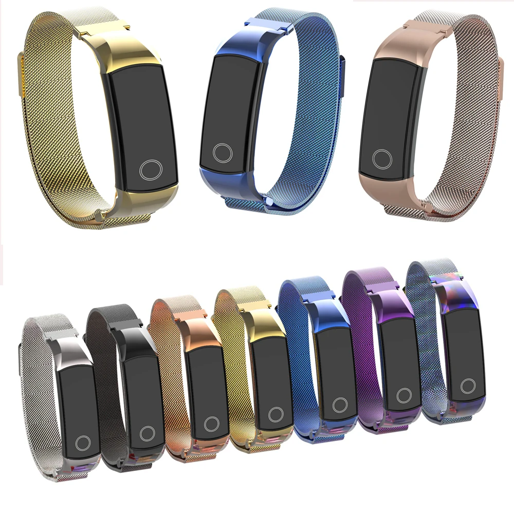 Миланский металлический ремешок для huawei Honor Band 5 4, сменный Браслет из нержавеющей стали, ремешок для часов, браслет Band 5, умные аксессуары