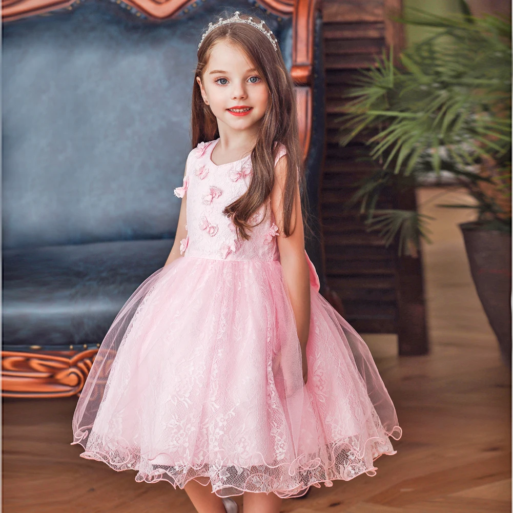 Vgiee/Детские платья для девочек платье принцессы на вечеринку сетчатая