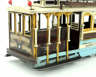 Винтажная модель из кованого железа декоративные украшения Сан Франциско