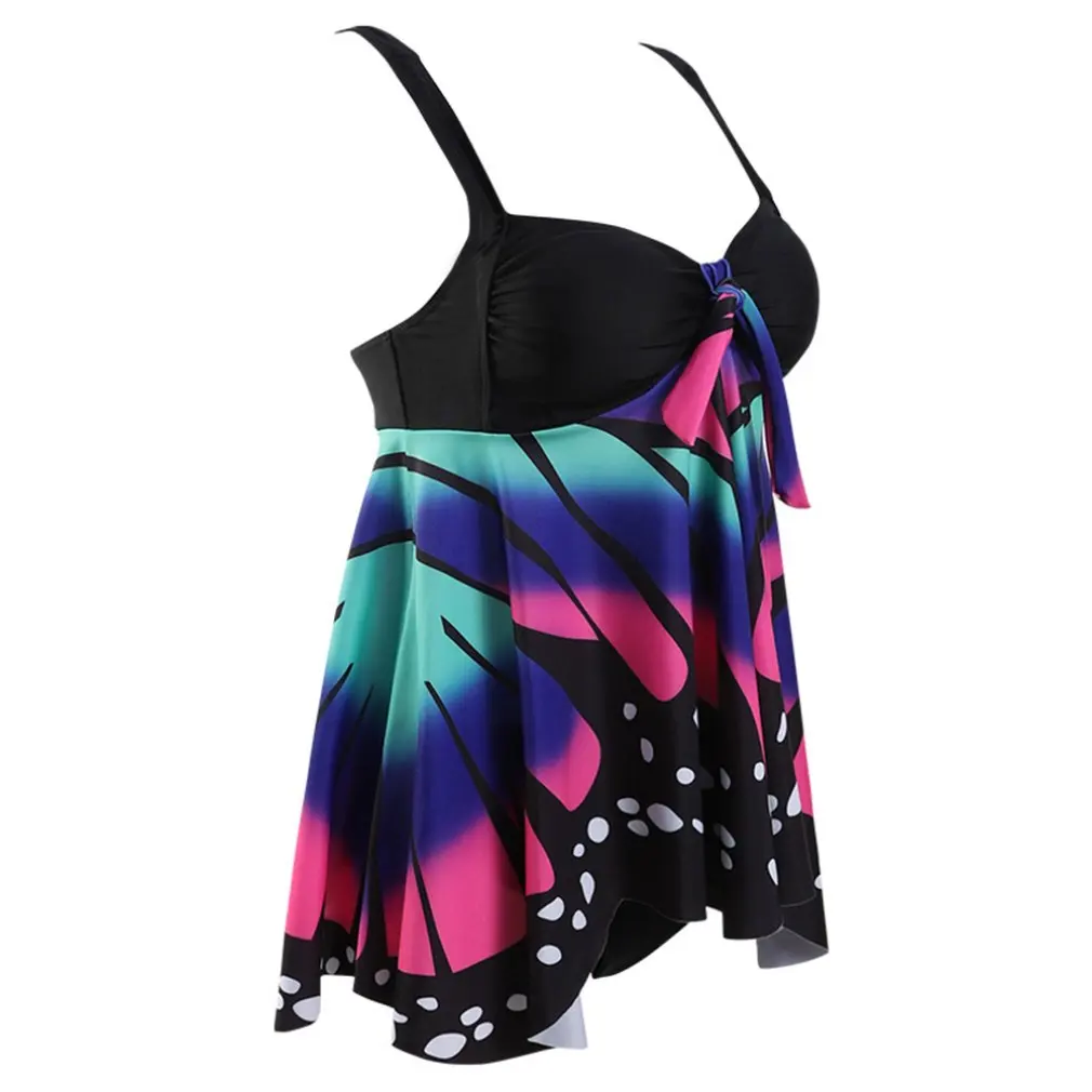 Женская юбка с принтом бабочки консервативный женский купальник бикини