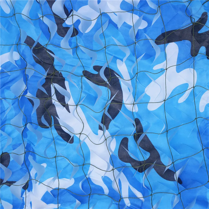 2 м * 4 морская синяя камуфляжная сетка украшение для автомобиля уличный пляжный