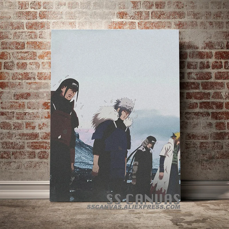 Senju Hashirama Hokage Аниме Картина на холсте Декор настенное искусство картины Спальня