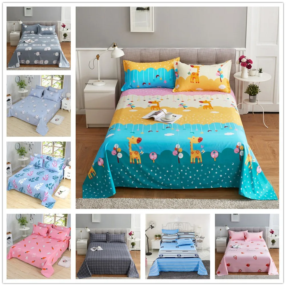 

Bed Sheet Coverlet Double Single Student Dormitory Single Piece Dustproof Thickened Twill Four Seasons Universal Multi-Specifica