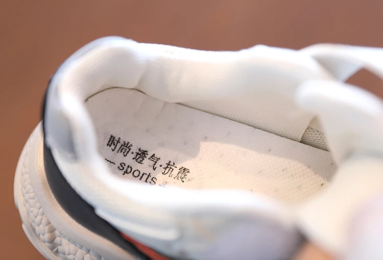 

Child Thick Sneakers Kids Mesh Patchwork Shoes 2021 Spring New Boys Girls Non-slip Breathable Run Walk Casual Shoes Size 26-36