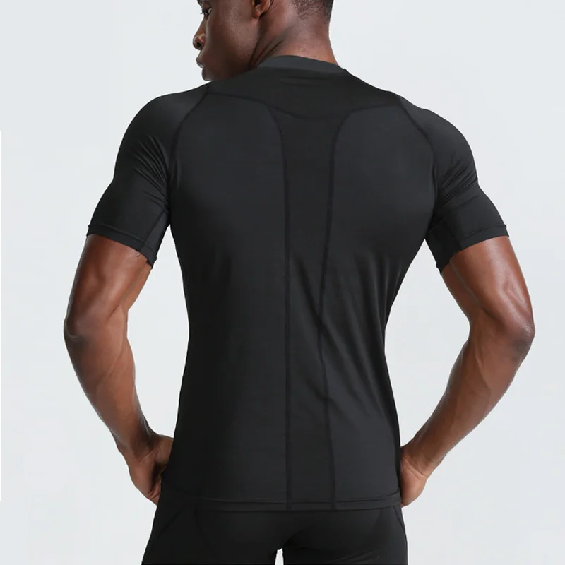 Дышащие компрессионные футболки мужские спортивные Бейсбольные быстросохнущие